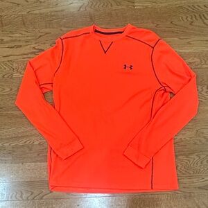 Under Armour Men's Bright Orange Long Sleeve Tee